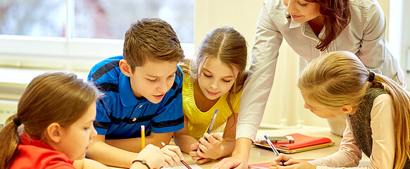 Group of Children in School